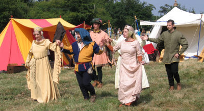 Medieval Lords and Ladies Dancing